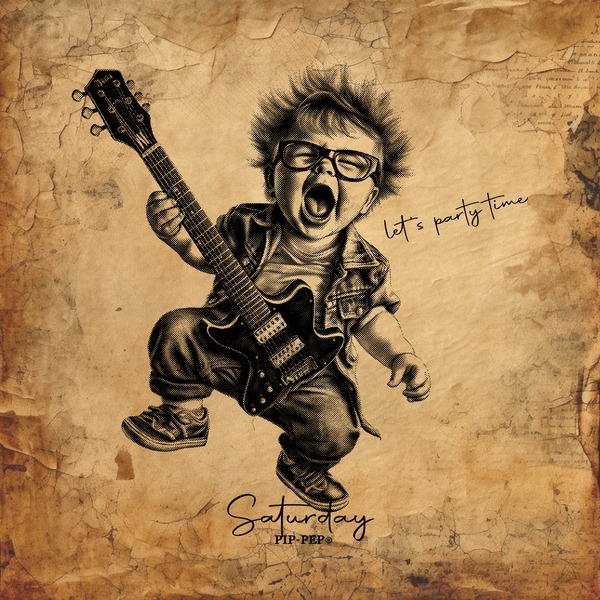 台灣TAIWAN自創品牌T恤-PIPPEP-人生好累系列-星期六-細節圖5