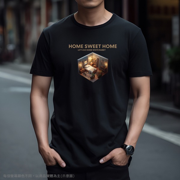 台灣TAIWAN自創品牌潮流T恤-圓領短袖T(轉印)-pip-pep-甜蜜小窩-細節圖2