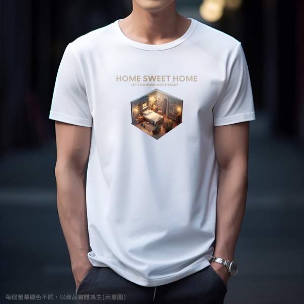 台灣TAIWAN自創品牌潮流T恤-圓領短袖T(轉印)-pip-pep-甜蜜小窩-細節圖4