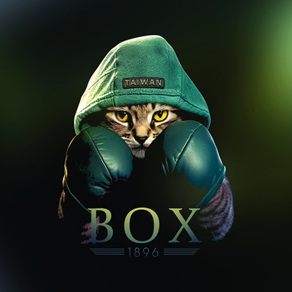 台灣TAIWAN自創品牌潮流T恤-厚磅單邊開岔-轉印技術印刷-pip-pep-拳擊貓-細節圖3