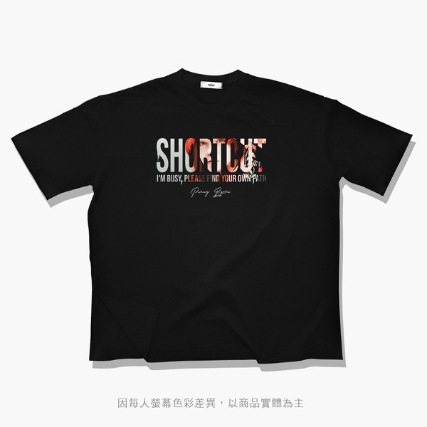 台灣TAIWAN自創品牌潮流T恤-厚磅單邊開岔-轉印技術印刷-pip-pep-捷徑-細節圖3