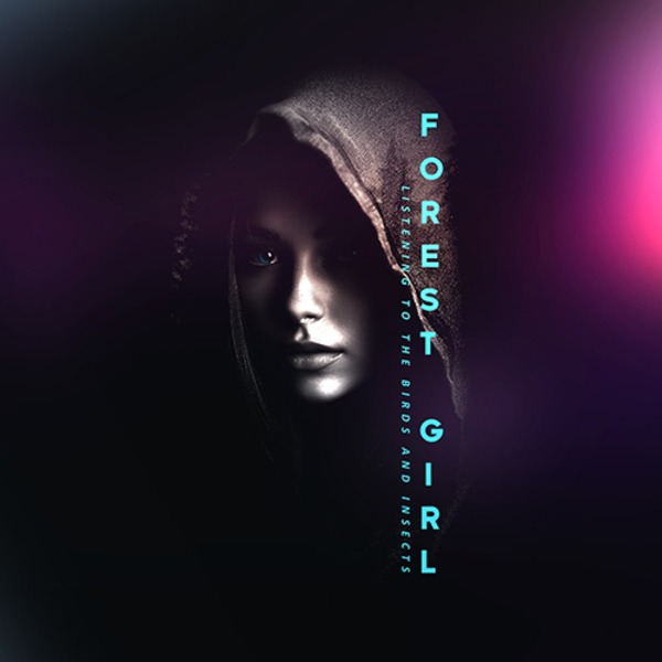 台灣TAIWAN自創品牌潮流T恤-厚磅單邊開岔-轉印技術印刷-pip-pep-森林女孩-細節圖3