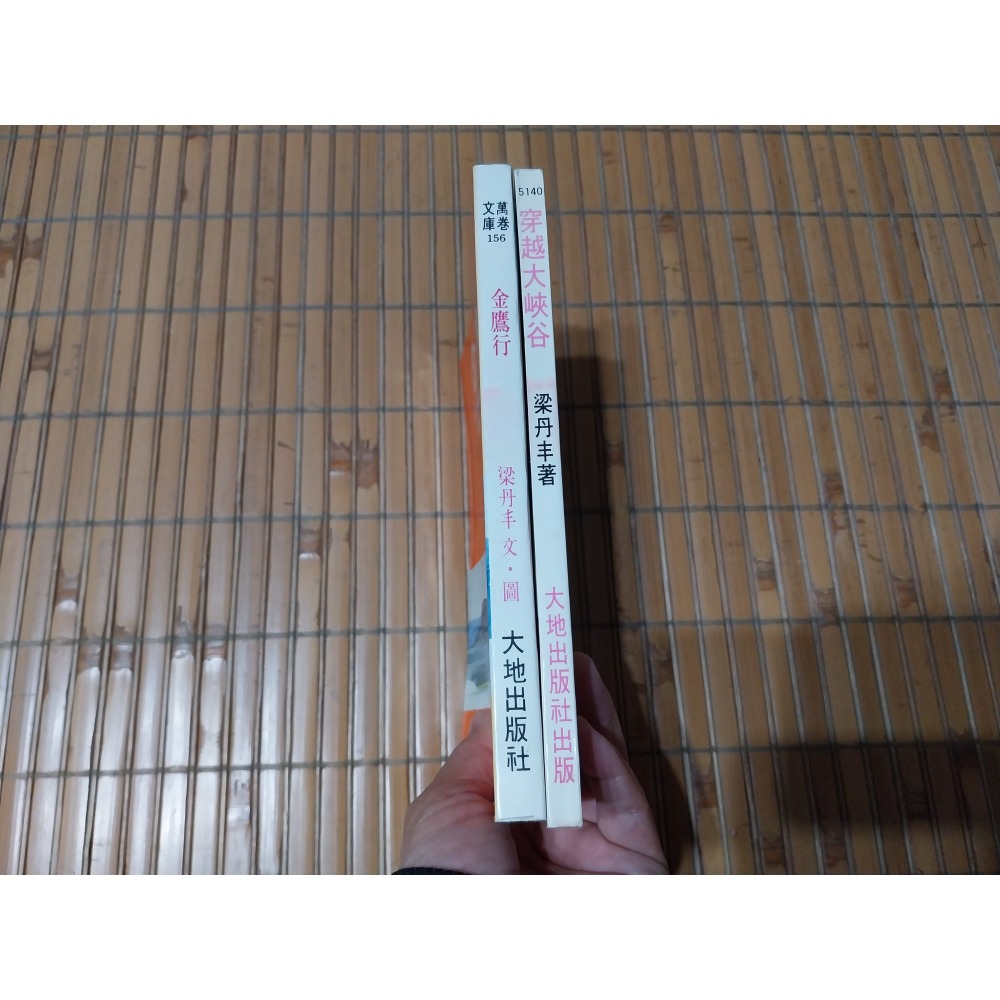 [阿娟雜貨店]A-7－－－梁丹丰 穿越大峽谷 金鷹行 #大地出版 初版-細節圖2