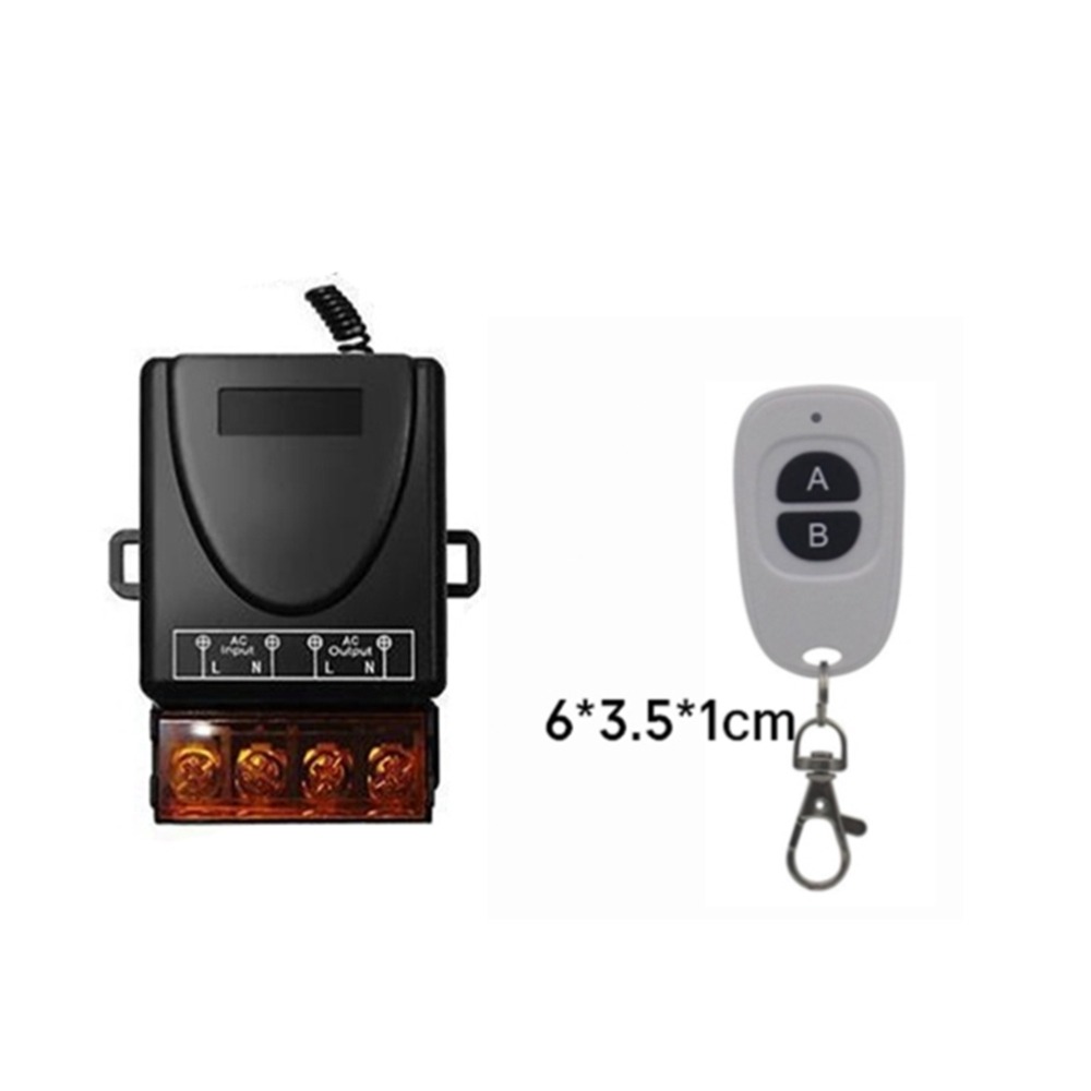 大功率開關30A 可控制3000W電器110V~220伏寬電壓水泵馬達遙控改裝 大功率遠端電器無線遙控器 電器開關改裝-規格圖6