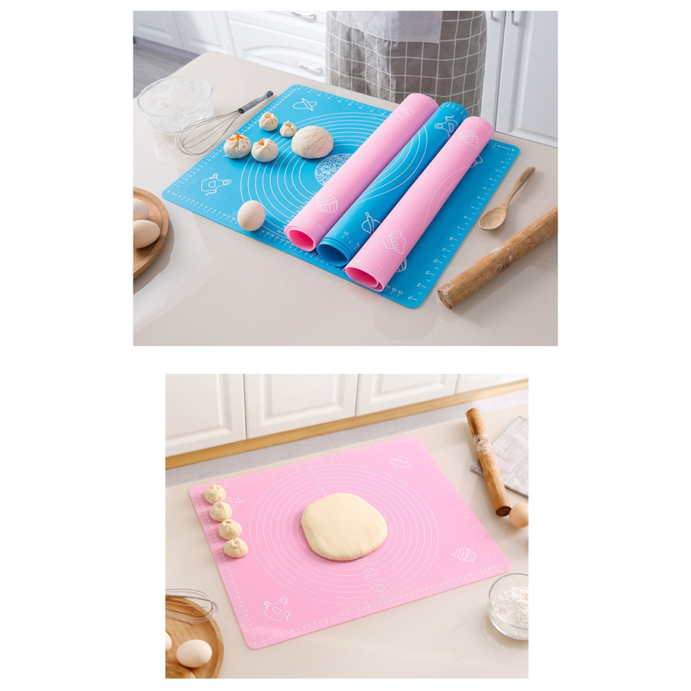 矽膠墊 190g桿麵墊 做吐司矽膠揉麵墊隔熱墊烘培墊 40*50cm帶刻度烘焙工具烘培必備-細節圖4