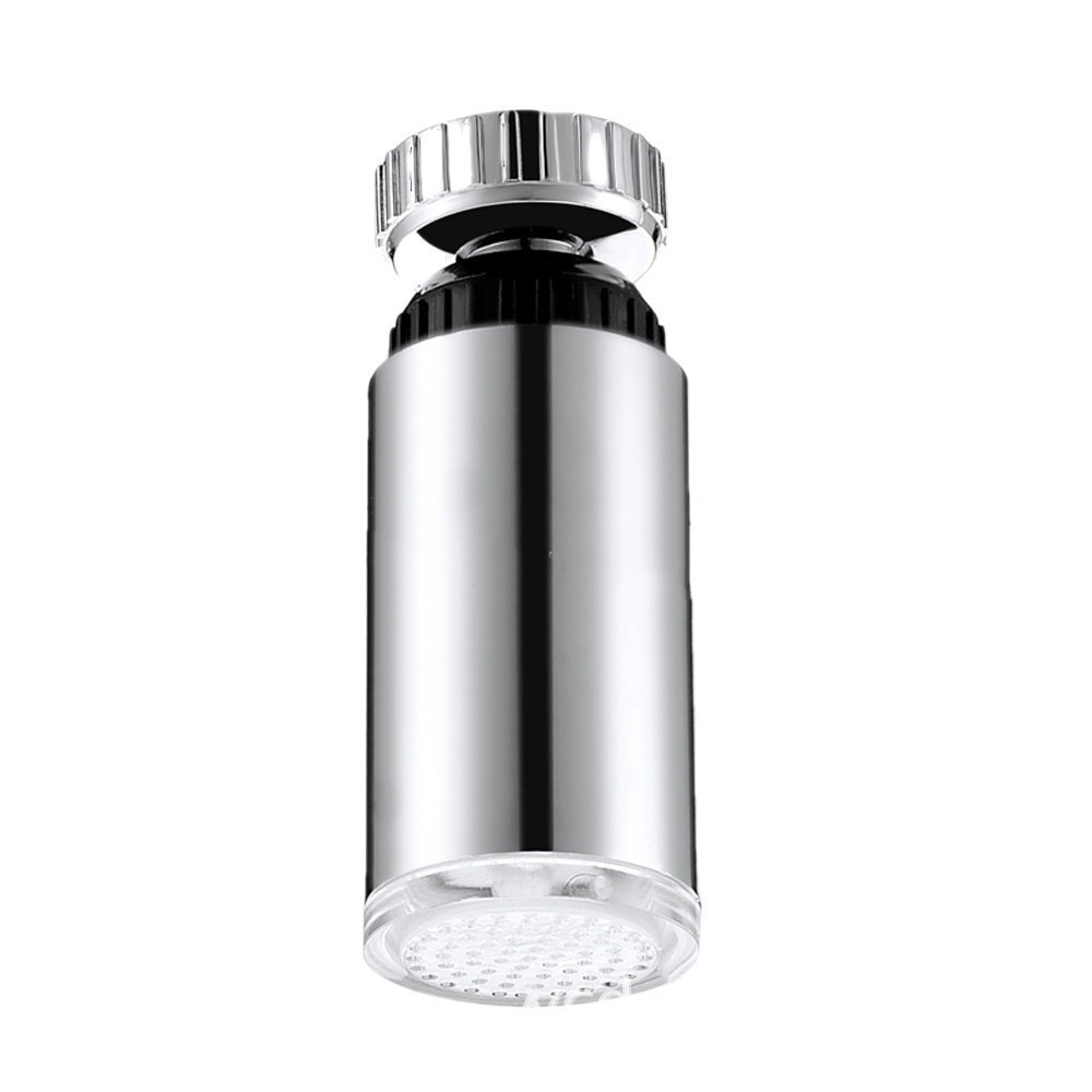 7彩燈出水龍頭不需電力開水亮燈水龍頭LED萬向水龍頭360度旋轉水龍頭洗手檯花灑臉盆水龍頭七彩龍頭燈-細節圖2