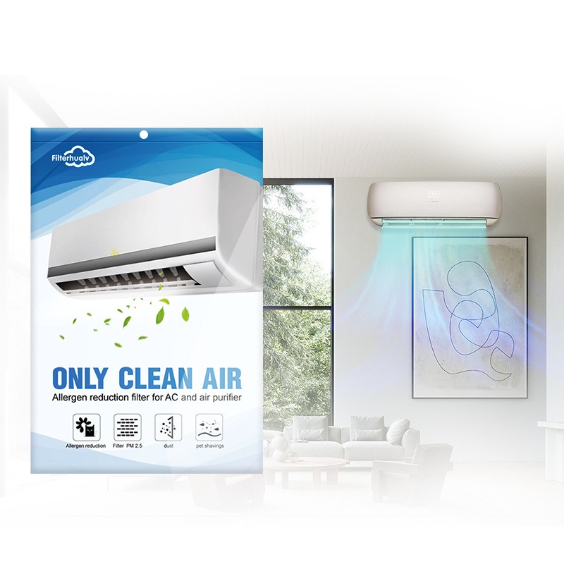 靜電棉27*73CM一側雙面膠10入適用於小米濾芯空氣淨化器空調過濾網除pm2.5防塵HEPA濾紙冷氣濾紙-細節圖2