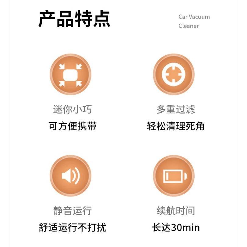迷你吸塵器吹吸兩用吸塵器寵物吸毛器車載吸塵器汽車無線迷你吸塵器大功率吹氣機吸吹兩用機小型吸塵器-細節圖2