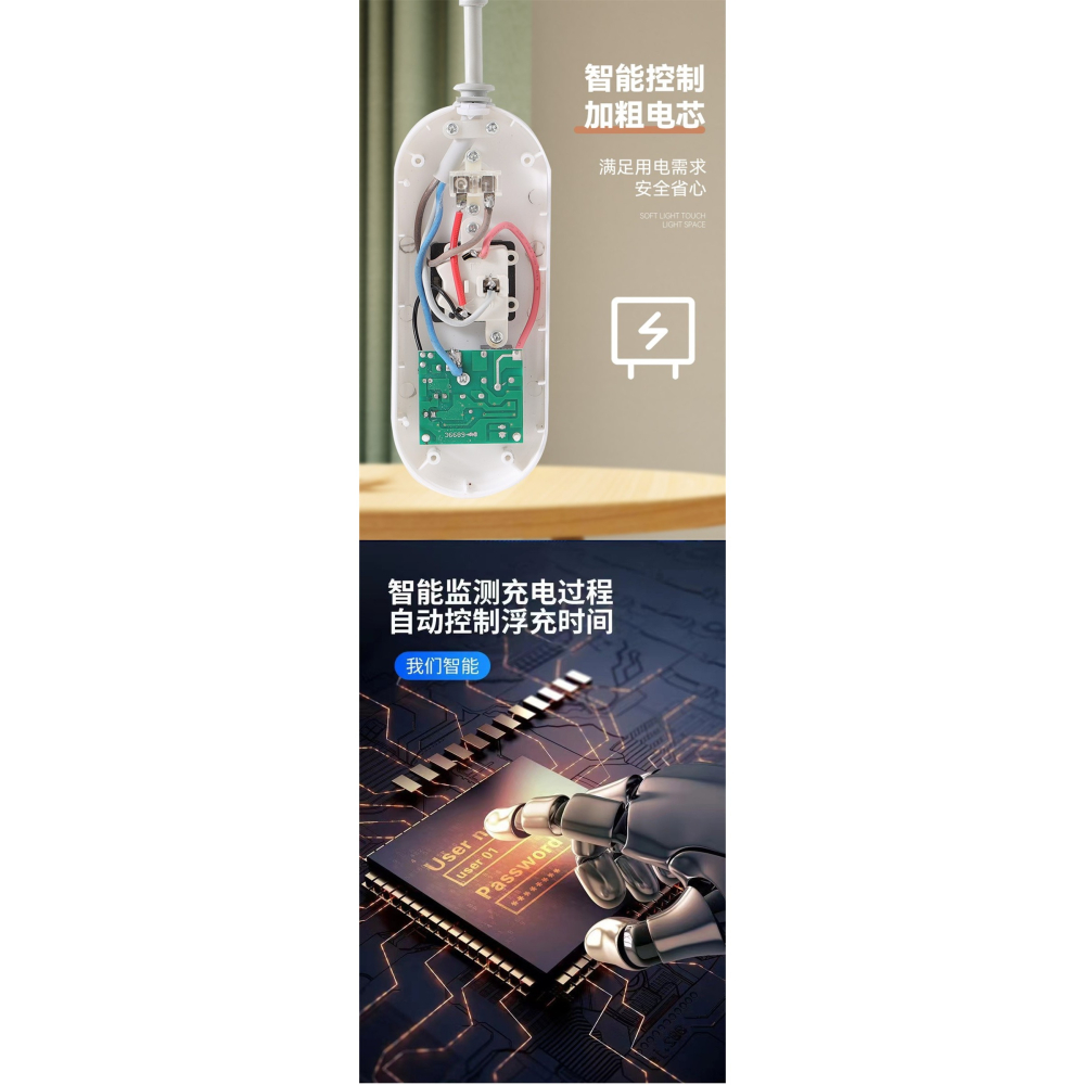 電動車電池延長線36V-96V滿電自動斷電延長線4.8米萬能插孔電動車電池充電插座英標美標歐標排插延長線-細節圖4