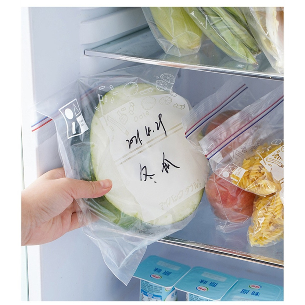食品保鮮袋10入27*30cm家用食品分裝密封袋 大號保鮮袋餅乾零食保存袋冰箱保鮮袋自封口雙筋蔬菜冷藏保鮮袋-細節圖7