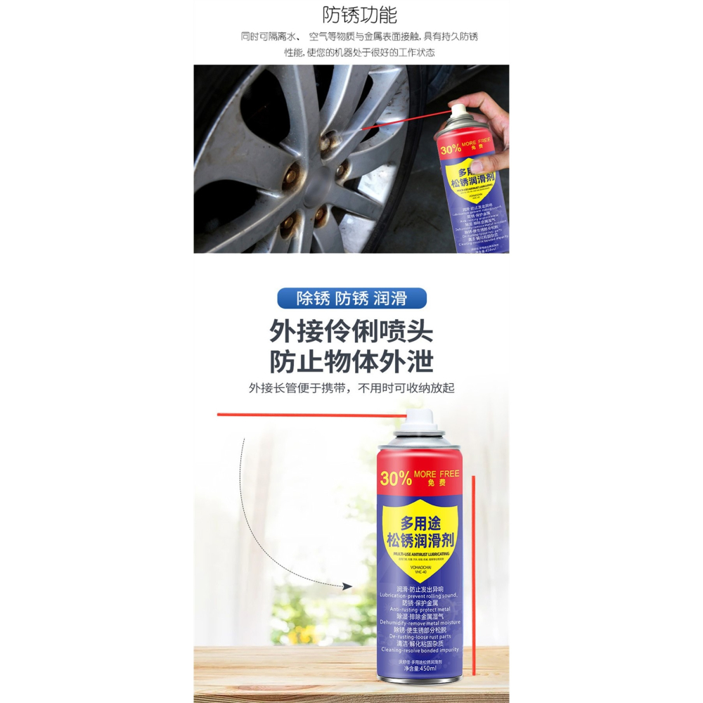 車窗潤滑油除異聲除鏽劑450ml自行車鏈條保養潤滑油噴劑清洗劑腳踏車摩托車鏈子油黃油除鏽潤滑劑清潔固體雜質劑-細節圖6