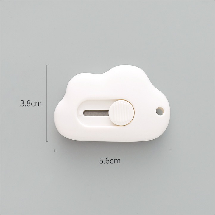 自動收回美工刀可愛迷你快遞開箱刀可擕式小刀家用小刀片裁紙伸縮刀超商店員隨手拆箱刀拆箱刀-細節圖2