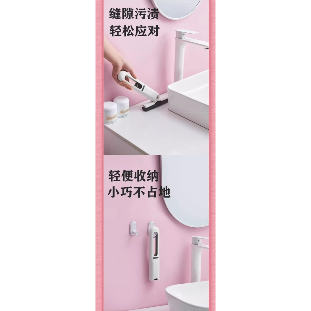 桌面小拖把擦拭免髒手拖把多功能迷你小拖把海綿吸水家用桌面手持免手洗衛生間懶人擦桌神器-細節圖3