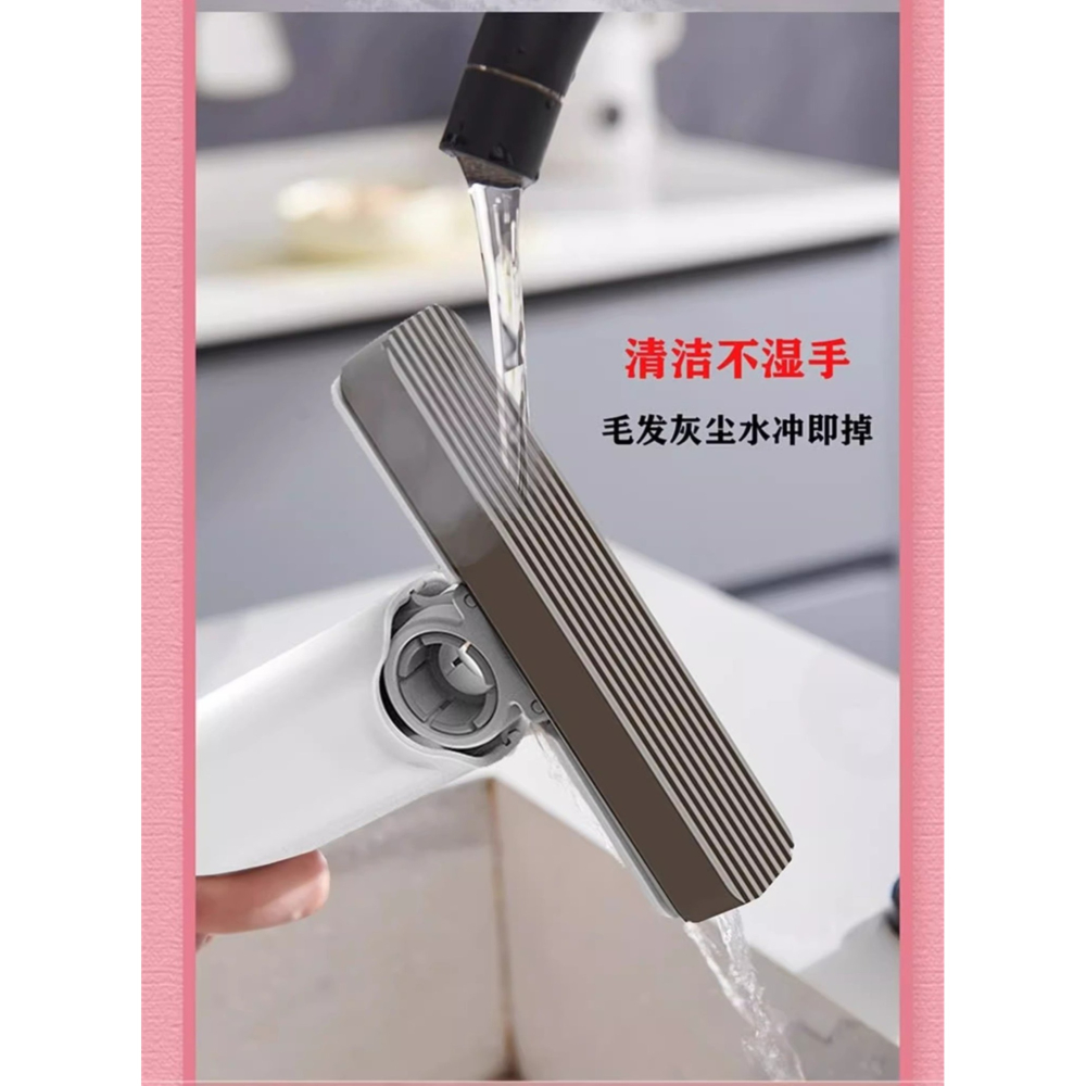桌面小拖把擦拭免髒手拖把多功能迷你小拖把海綿吸水家用桌面手持免手洗衛生間懶人擦桌神器-細節圖6