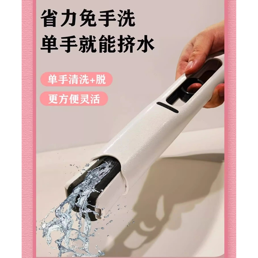 桌面小拖把擦拭免髒手拖把多功能迷你小拖把海綿吸水家用桌面手持免手洗衛生間懶人擦桌神器-細節圖7