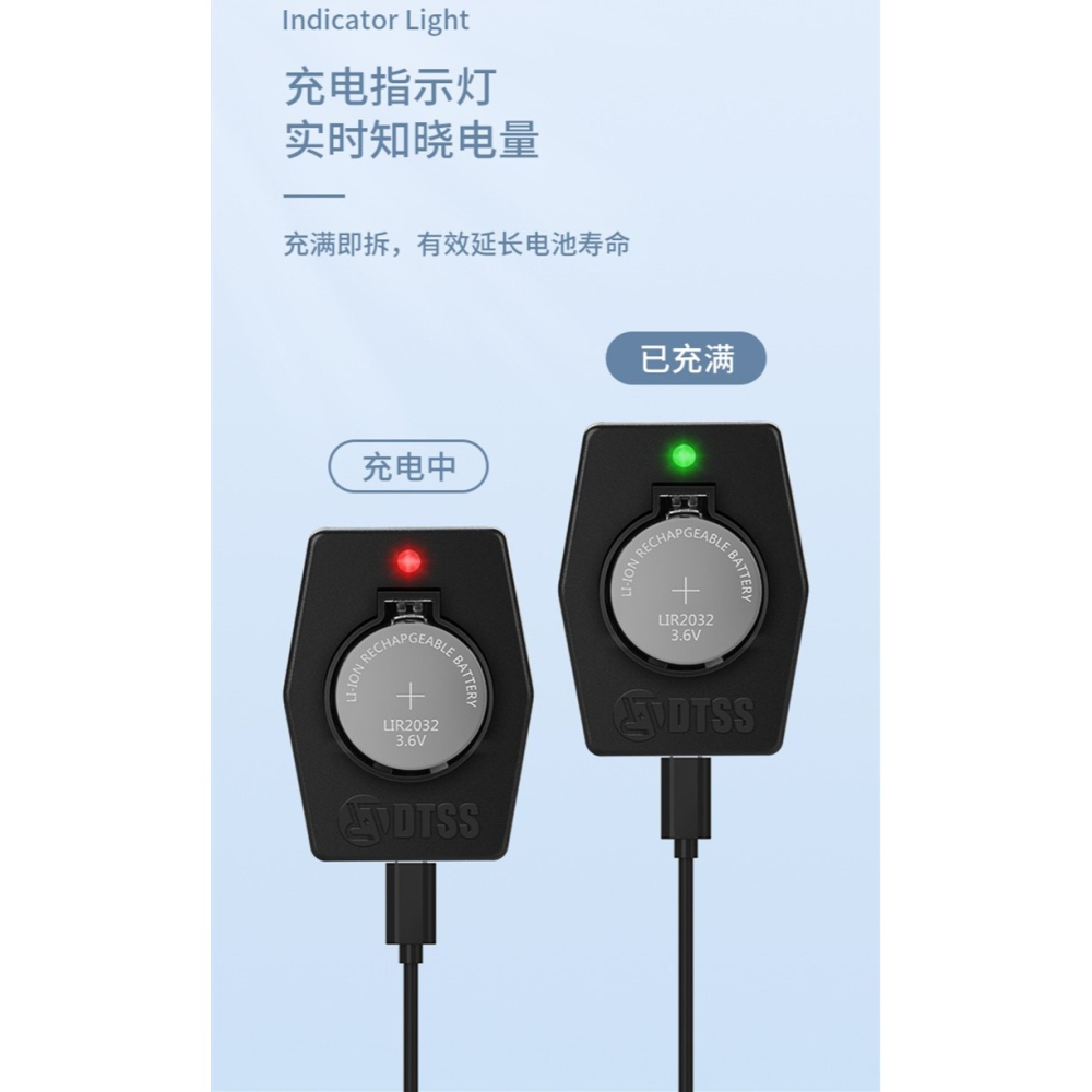 紐扣電池2032充電器LIR2025電池充電器2016遙控器電池美容儀電池汽車鑰匙充電器替換CR2032電池充電器-細節圖4