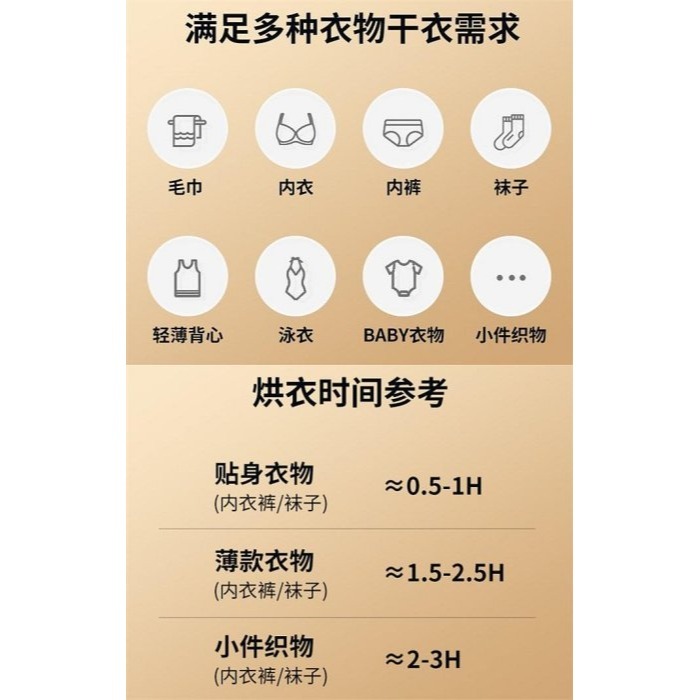 可擕式旅行烘乾機美規110V可折疊家用乾衣神器宿舍嬰兒衣服烘乾機宿舍小型乾衣器乾衣機-細節圖3