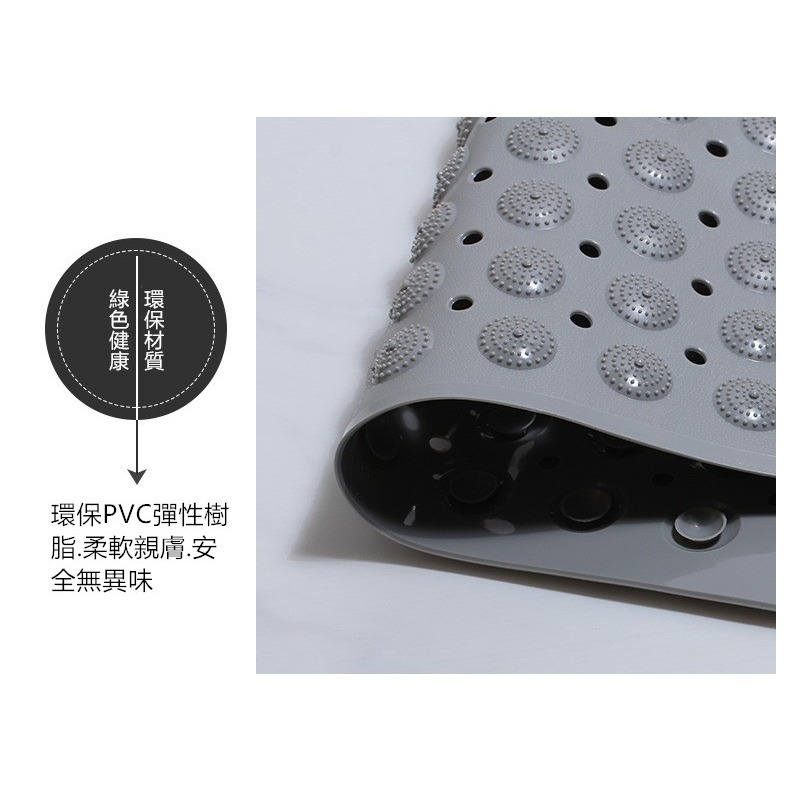 淋浴間止滑墊好收易清潔防滑墊80*80cm/120cm大號浴室防滑墊洗澡老人防滑墊淋浴房洗澡間防滑防摔墊子沖涼房洗地墊-細節圖3