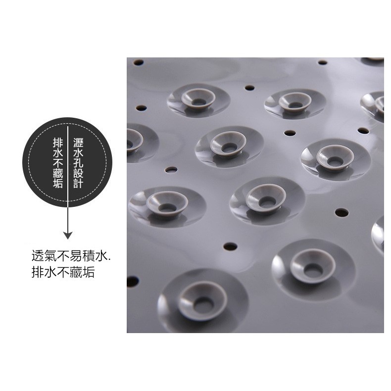 淋浴間止滑墊好收易清潔防滑墊80*80cm/120cm大號浴室防滑墊洗澡老人防滑墊淋浴房洗澡間防滑防摔墊子沖涼房洗地墊-細節圖5