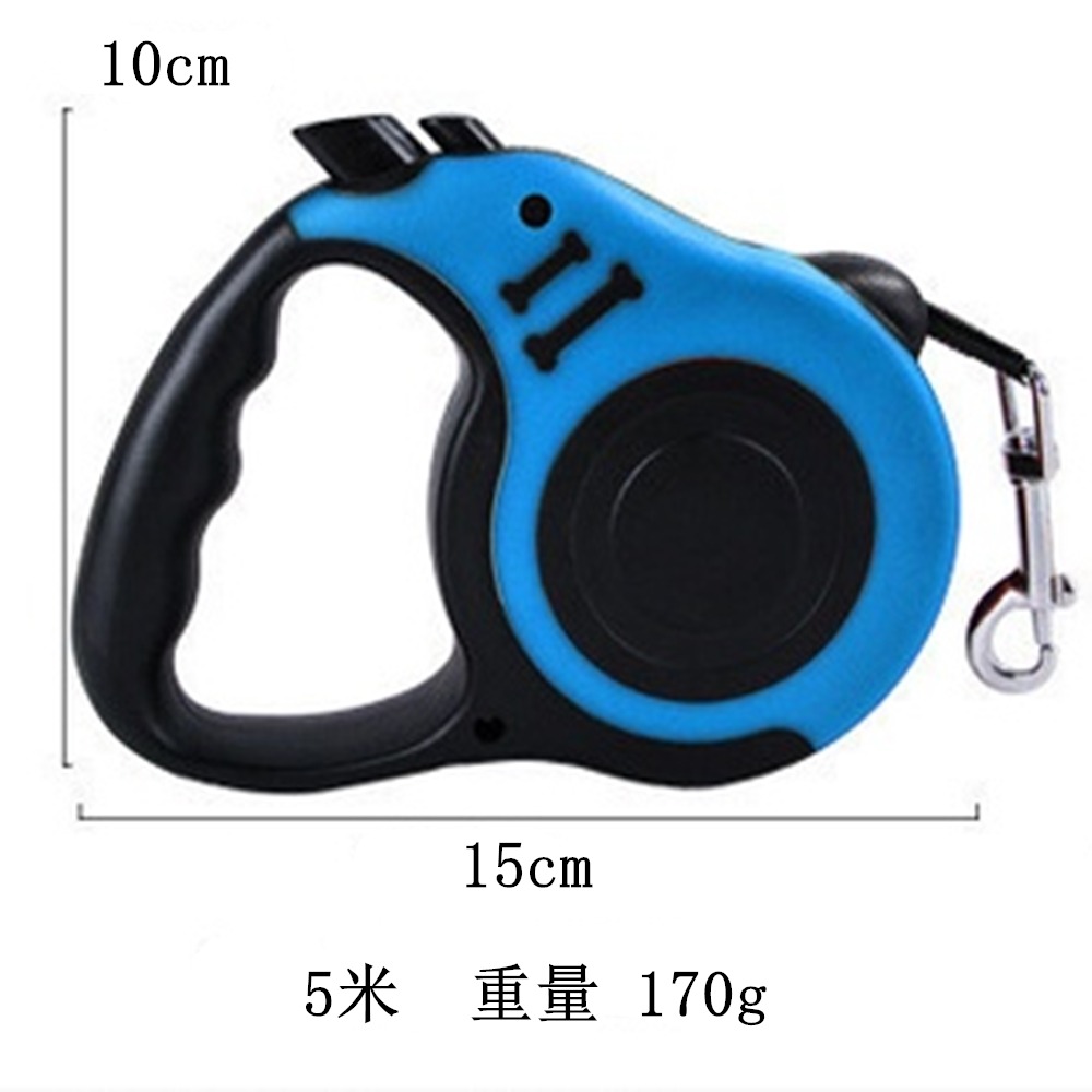 寵物繩 自動伸縮牽引繩 加強狗鏈遛5米遛狗繩 狗狗牽引器狗繩牽繩防爆衝寵物牽引繩-細節圖6