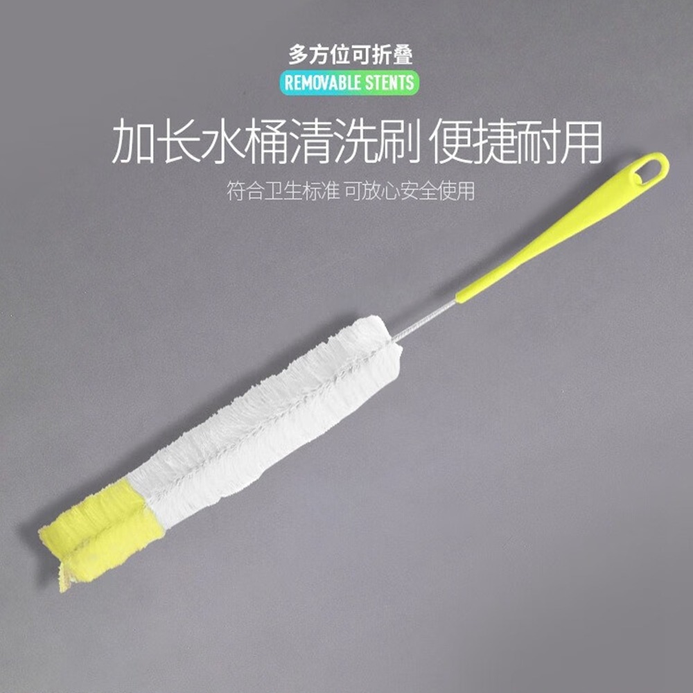 可彎曲水壺刷50CM加長杯刷可刷氣泡瓶刷加粗水杯刷子專用長柄洗桶刷可懸掛水瓶清潔刷奶瓶清潔刷-細節圖2