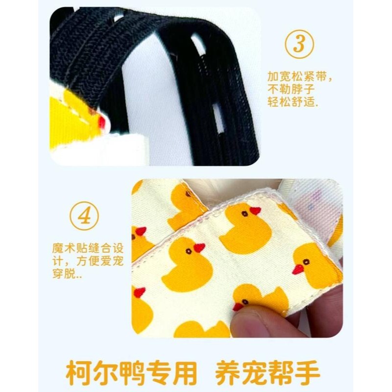 柯爾鴨尿布寵物屎兜 背有扣環可勾牽繩柯爾鴨尿不濕柯爾鴨衣服尿布網紅鴨尿不濕雞鵝尿片柯爾鴨屎兜可換洗尿布柯爾鴨寵物尿布墊-細節圖6