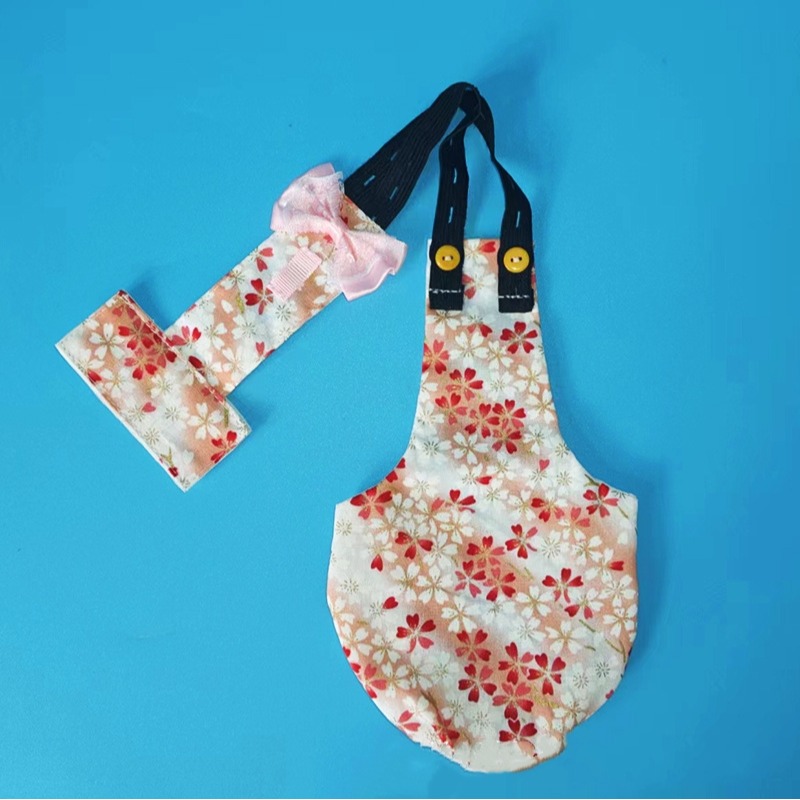 柯爾鴨尿布寵物屎兜 背有扣環可勾牽繩柯爾鴨尿不濕柯爾鴨衣服尿布網紅鴨尿不濕雞鵝尿片柯爾鴨屎兜可換洗尿布柯爾鴨寵物尿布墊-規格圖10