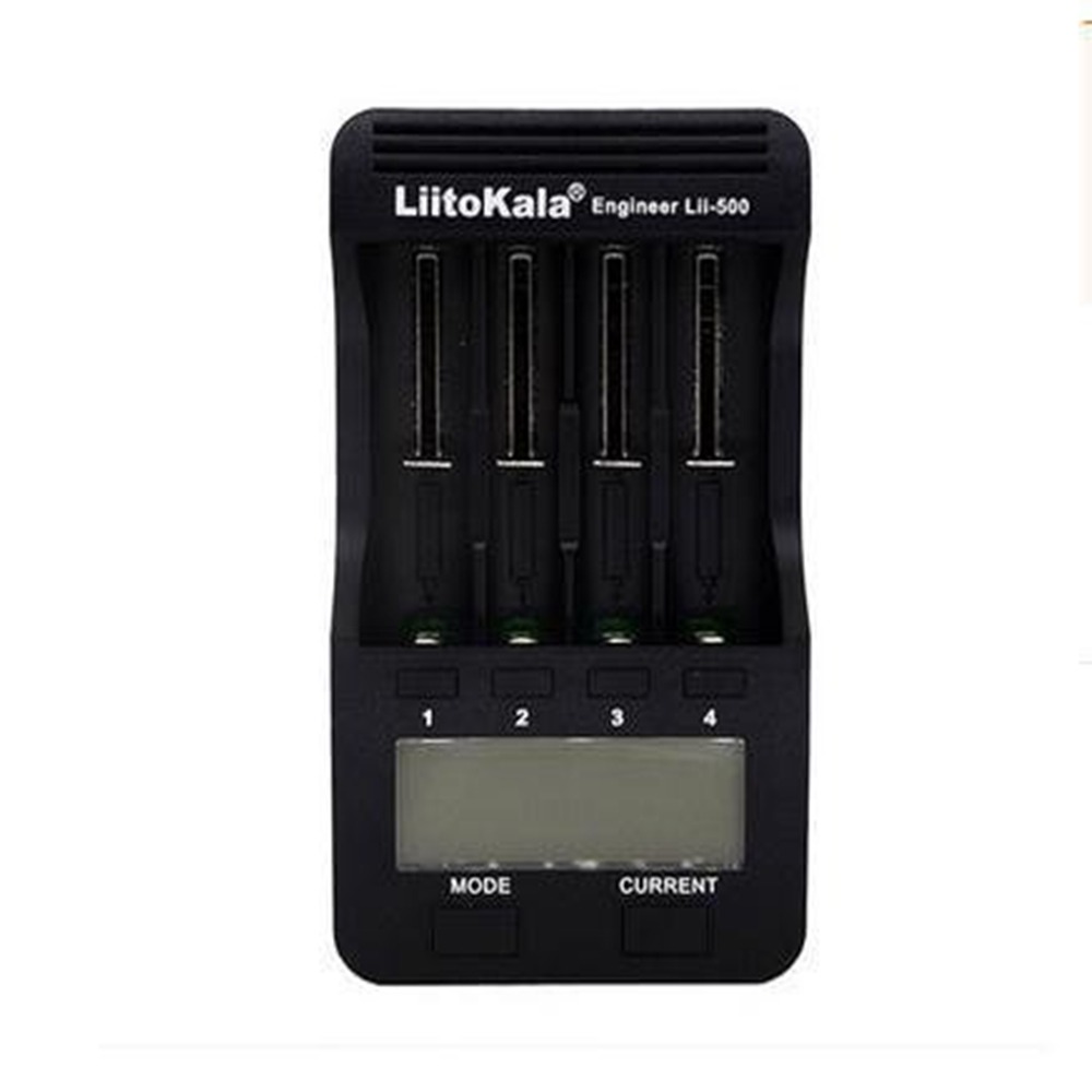 iitokala lii-500 18650/26650鋰電池充電器帶分容送12V3V插頭LCD 4孔測電量充電器-細節圖2