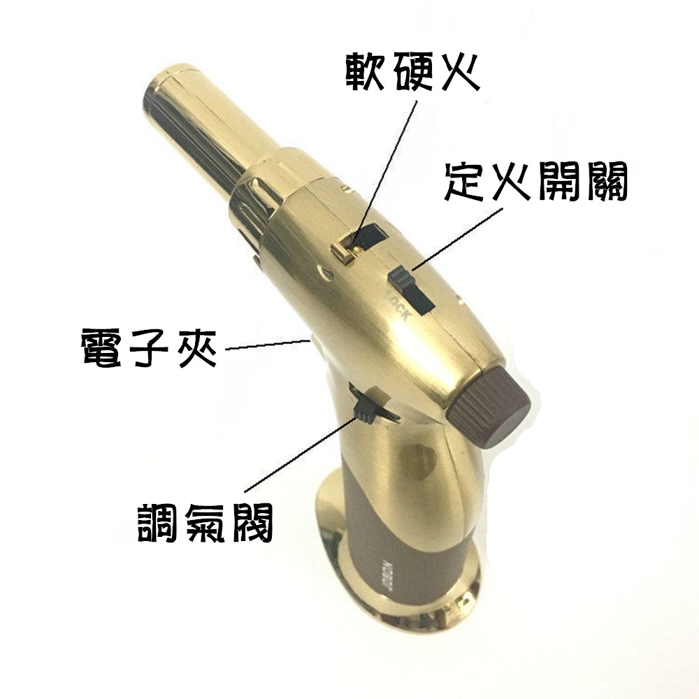 中邦ZB529廚房西餐烘焙烤糖烤焦糖 艾條糖藝燒烤高溫焊接噴火槍 焊槍 打火機-細節圖2