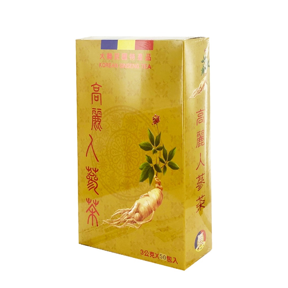 《瀚軒》精選韓國高麗人蔘茶+上選美國粉光蔘茶 (3g*50包)各1盒-細節圖2