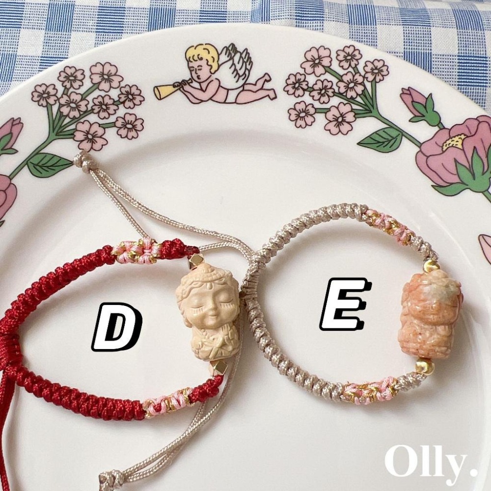 【Olly】設計款【度母平安守護手繩】阿拉善中國結手繩 開運 平安 珊瑚玉繩結手鍊 平安守護  生日禮物 母親節-細節圖2