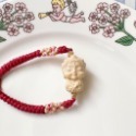 【Olly】設計款【度母平安守護手繩】阿拉善中國結手繩 開運 平安 珊瑚玉繩結手鍊 平安守護  生日禮物 母親節-規格圖6