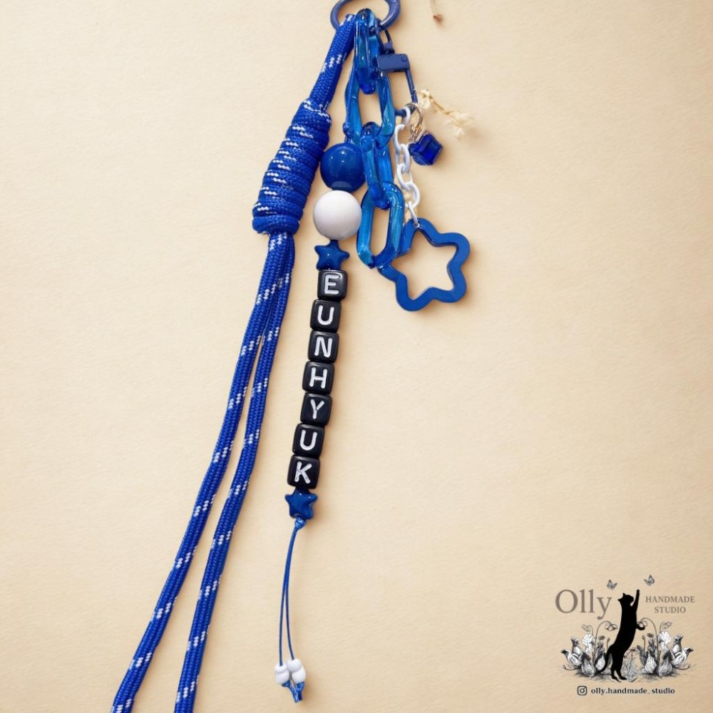 【Olly】飯製 Super Junior 成員形象設計包掛吊飾 掛鍊 手作掛飾 手燈裝飾 寶藍吊飾 利特 東海 銀赫-細節圖3