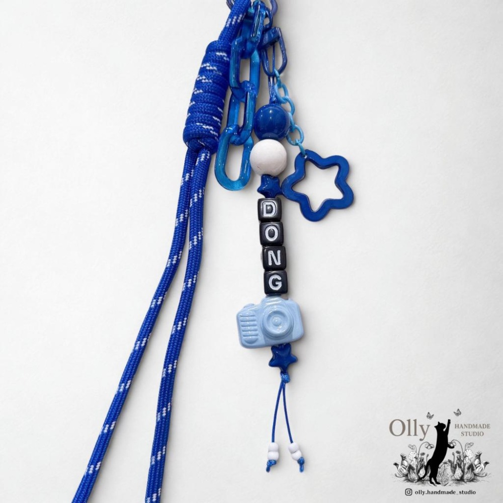 【Olly】飯製 Super Junior 成員形象設計包掛吊飾 掛鍊 手作掛飾 手燈裝飾 寶藍吊飾 利特 東海 銀赫-細節圖5