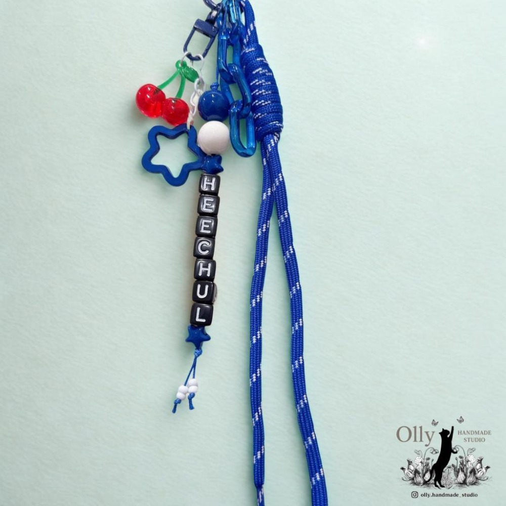 【Olly】飯製 Super Junior 成員形象設計包掛吊飾 掛鍊 手作掛飾 手燈裝飾 寶藍吊飾 利特 東海 銀赫-細節圖7