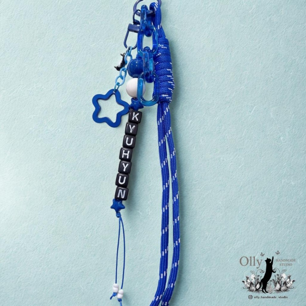 【Olly】飯製 Super Junior 成員形象設計包掛吊飾 掛鍊 手作掛飾 手燈裝飾 寶藍吊飾 利特 東海 銀赫-細節圖8