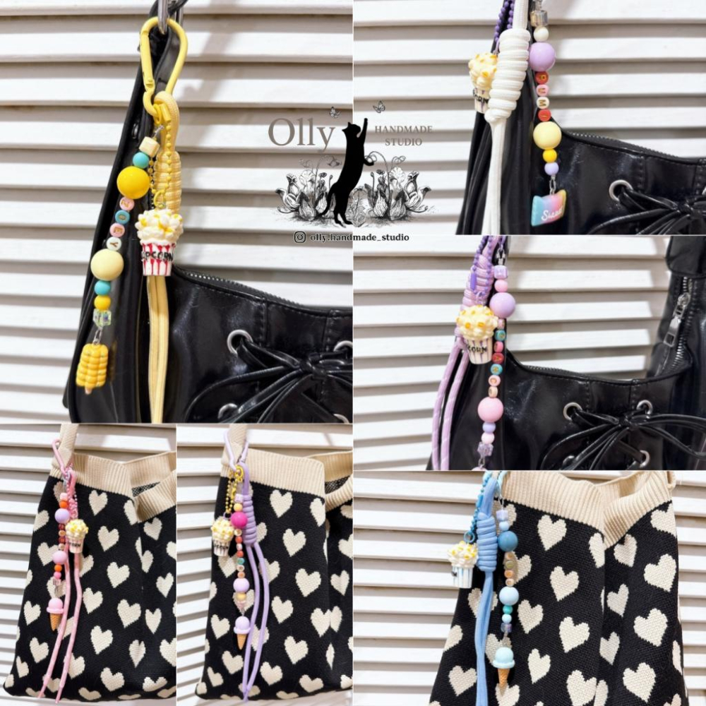 【Olly】KPOP獵魔女團 Huntr/x × Saja Boys 形象設計 包掛 鑰匙圈 鑰匙扣 背包掛飾 生日禮物-細節圖3