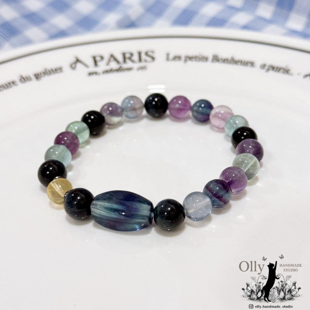 【Olly】KPOP獵魔女團 Huntr/x × Saja Boys 形象設計水晶手鍊 彈性手環-細節圖4