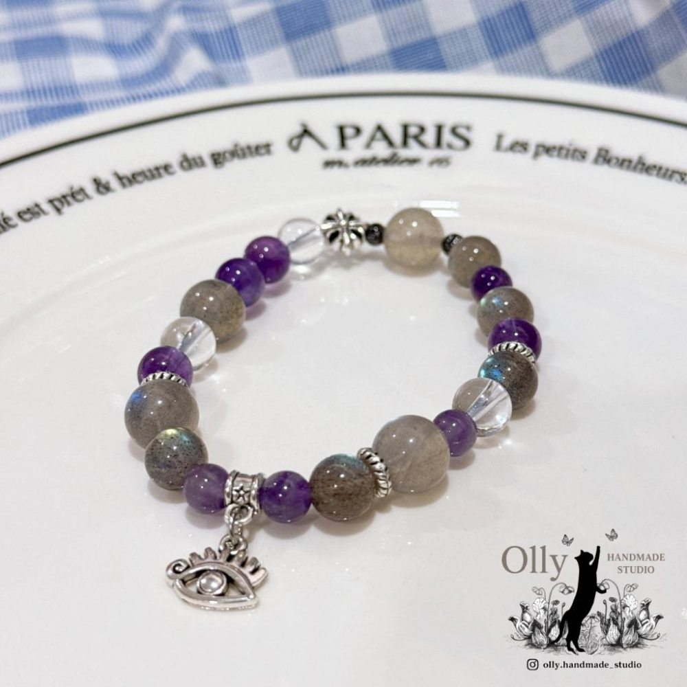 【Olly】KPOP獵魔女團 Huntr/x × Saja Boys 形象設計水晶手鍊 彈性手環-細節圖6