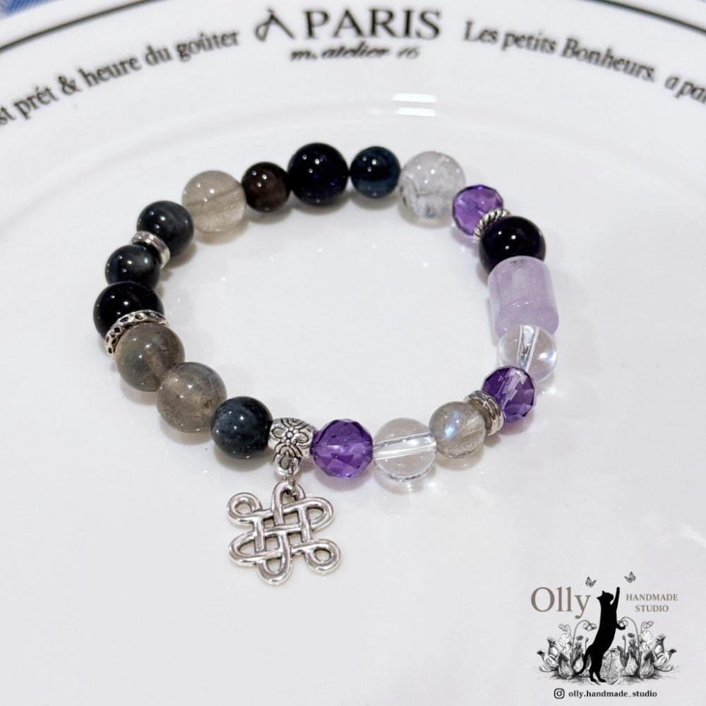 【Olly】KPOP獵魔女團 Huntr/x × Saja Boys 形象設計水晶手鍊 彈性手環-細節圖8