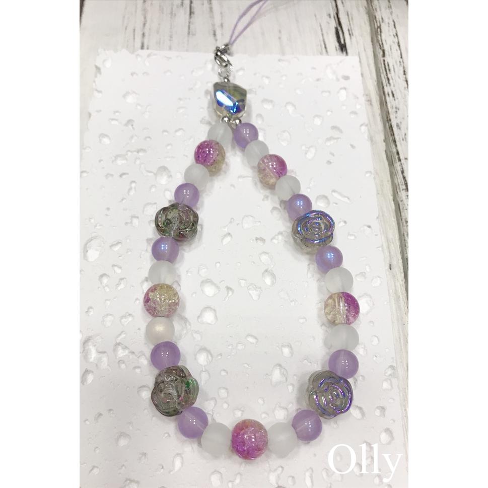 【Olly】Catherine的玫瑰園 奧地利設計款 手機掛鍊 手機吊飾 情人節 交換禮物 耳機殼掛繩 PD1201-3-細節圖3