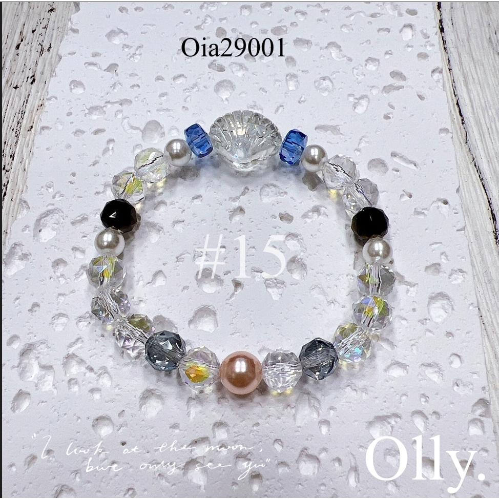 【Olly】Oia 伊亞海之聲  奧地利水晶彈性手環 手鍊 設計款 生日禮物 情人節 交換禮物 閨蜜手鍊 Oia2900-細節圖2