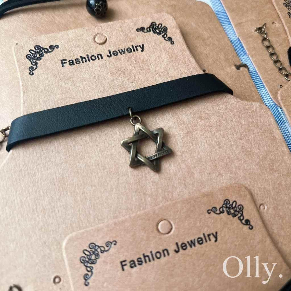 【Olly】復古風古銅頸鍊  皮繩項鍊 絨布頸鍊 蕾絲花邊頸鍊 生日禮物 聖誕禮物 交換禮物 情人節 項鍊 閨蜜 出清-細節圖3