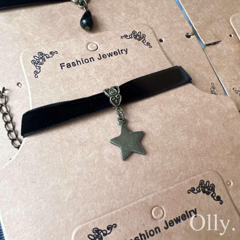 【Olly】復古風古銅頸鍊  皮繩項鍊 絨布頸鍊 蕾絲花邊頸鍊 生日禮物 聖誕禮物 交換禮物 情人節 項鍊 閨蜜 出清-細節圖6