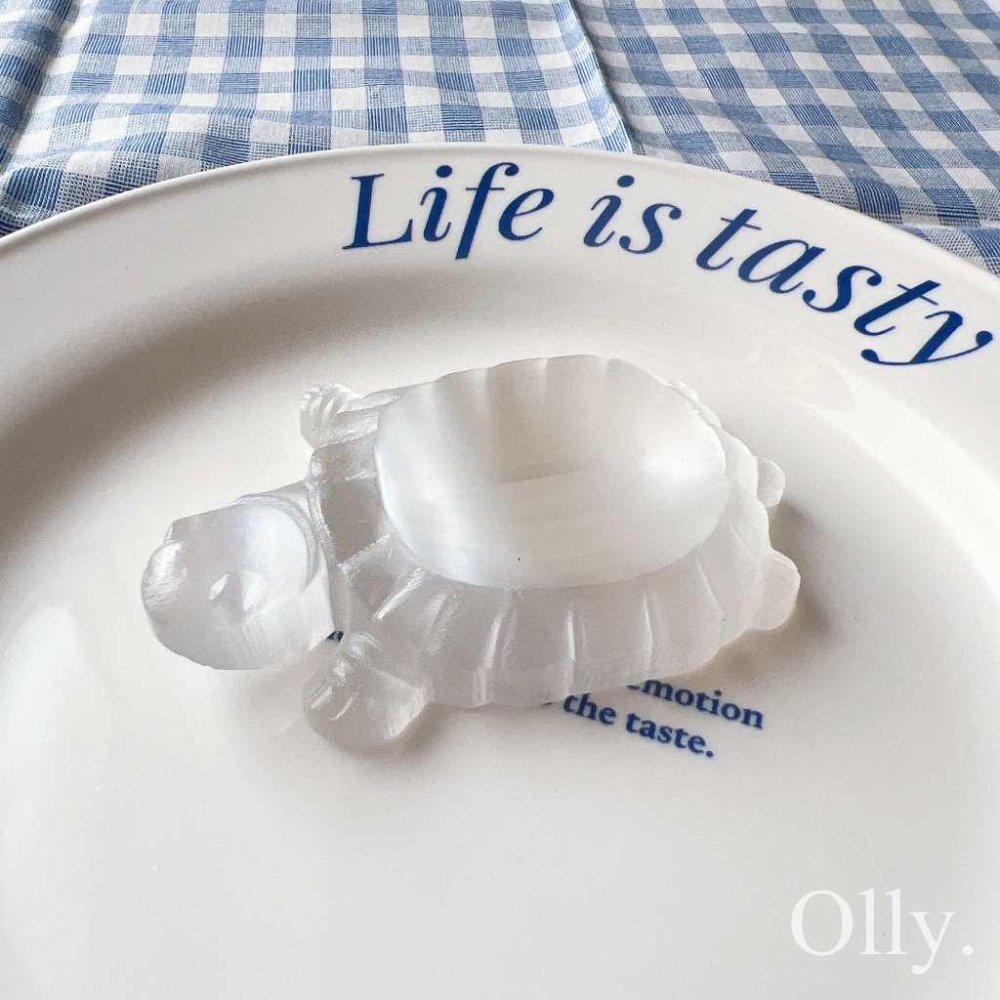 【Olly】透石膏造型盤 雕刻盤 淨化盤 收納盤 放大能量 飾品收納 生日禮物 聖誕 交換禮物 情人節 母親節 交換禮物-細節圖3