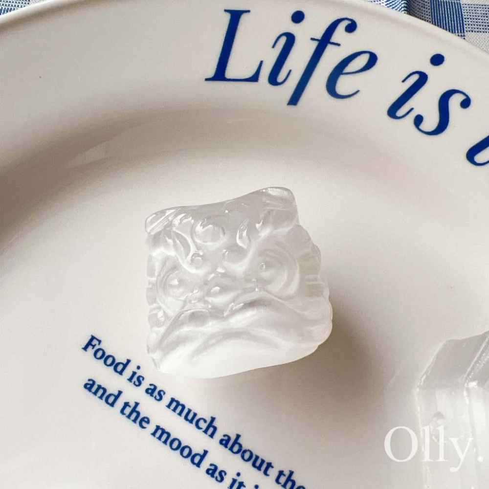 【Olly】透石膏小擺件 桌上型雕刻小件 雕刻件 淨化 放大能量 生日禮物 聖誕 交換禮物 情人節 母親節 禮物 擺飾-細節圖4