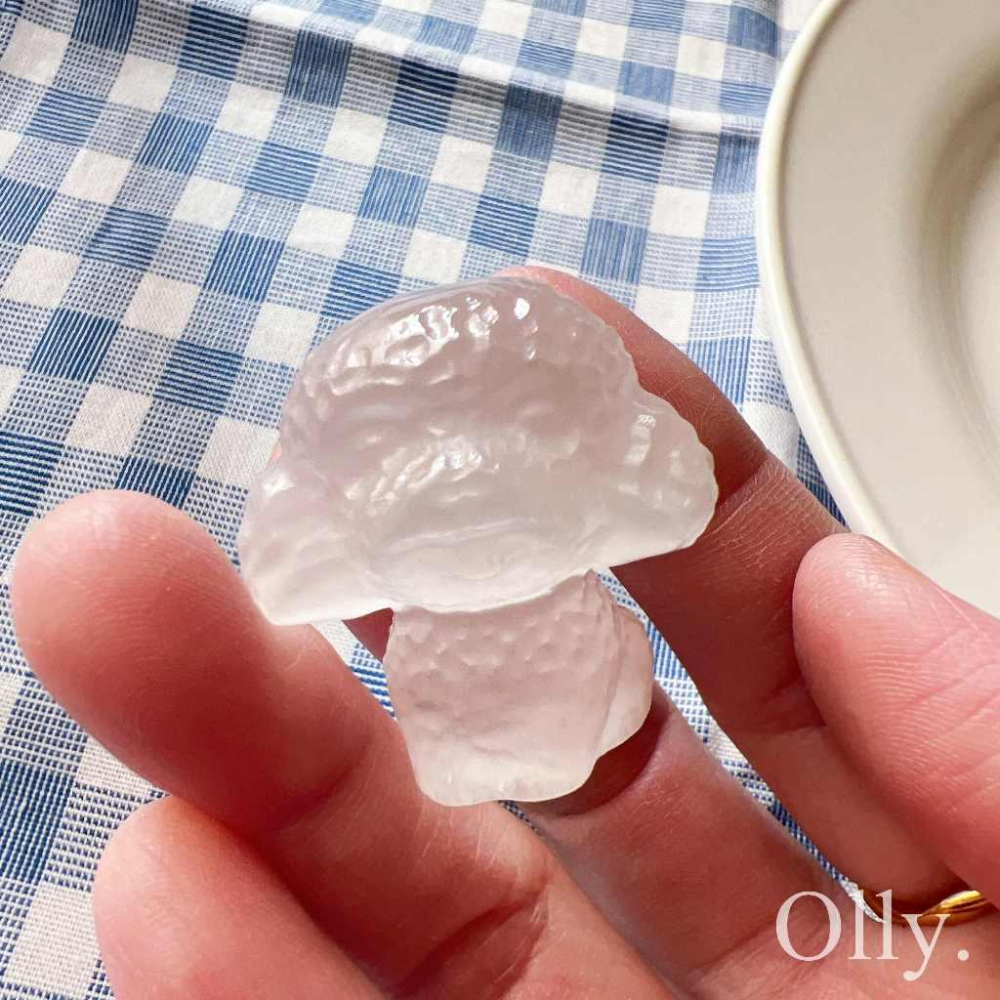 【Olly】透石膏小擺件 桌上型雕刻小件 雕刻件 淨化 放大能量 生日禮物 聖誕 交換禮物 情人節 母親節 禮物 擺飾-細節圖5