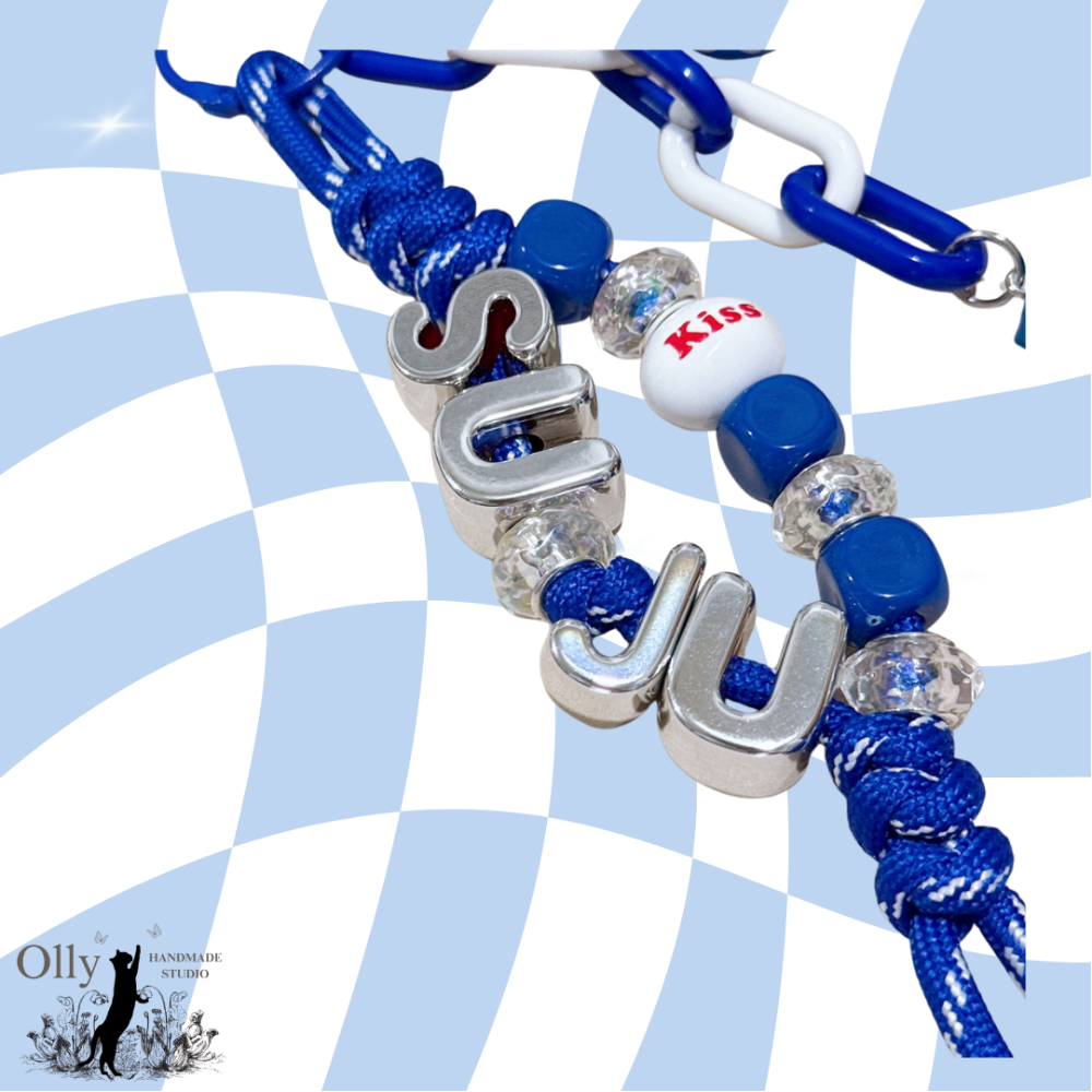 【Olly】SUJU Blue Orbit 大字母傘繩包掛 吊飾 飯製應援小物 生日禮物 Super Junior-規格圖11