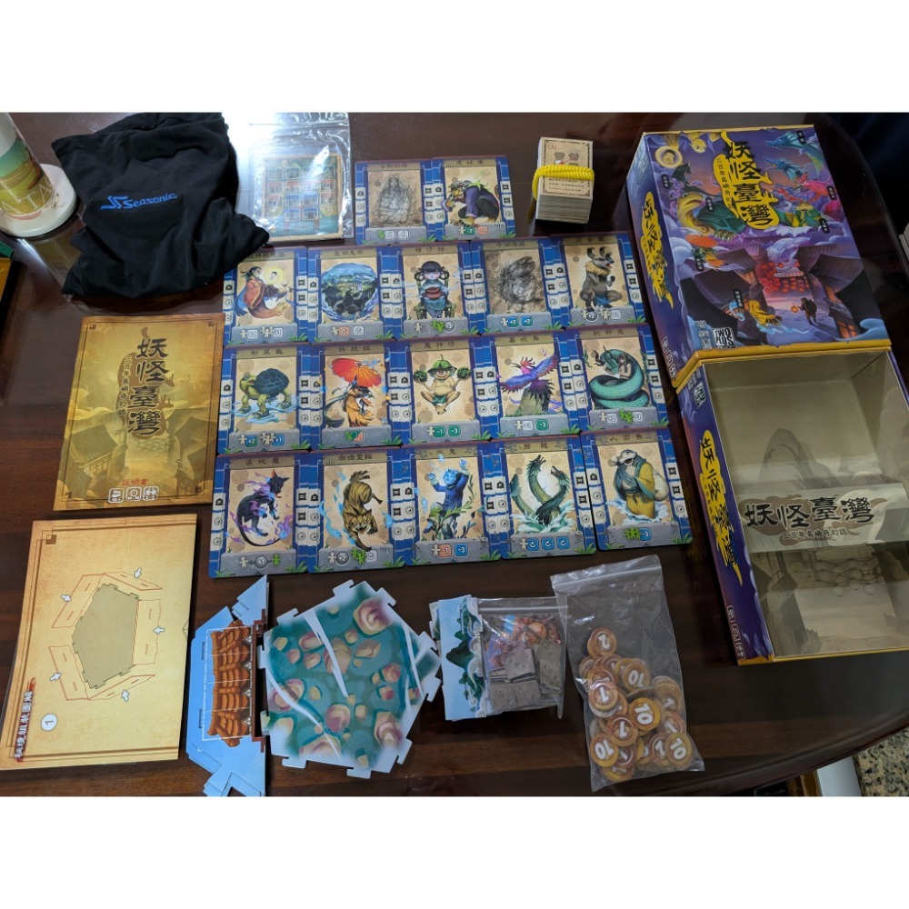 桌遊 妖怪台灣 三百年島嶼奇幻誌 附贈 東海伏妖誌 何敬堯 聯經 2plus-細節圖3