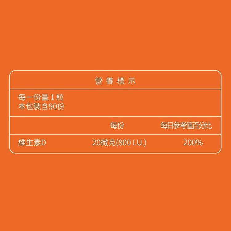【大研生醫】(合法授權經銷商)維生素 D3膠囊 90粒/1盒 (孕婦也適用) 維生素D-細節圖2